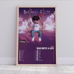 Junior H - Sad Boyz 4 Life  Album Cover Poster For Home Wall Art Meaningful Gift For Family Gift For Boyfriend Valentine Gift Birthday Gift Holiday Gift