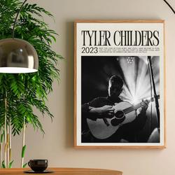 Vintage Tyler Childers 2023 Poster, Tracklist Album Cover Poster Meaningful Gift For Family Gift For Boyfriend Valentine Gift Birthday Gift Holiday Gift