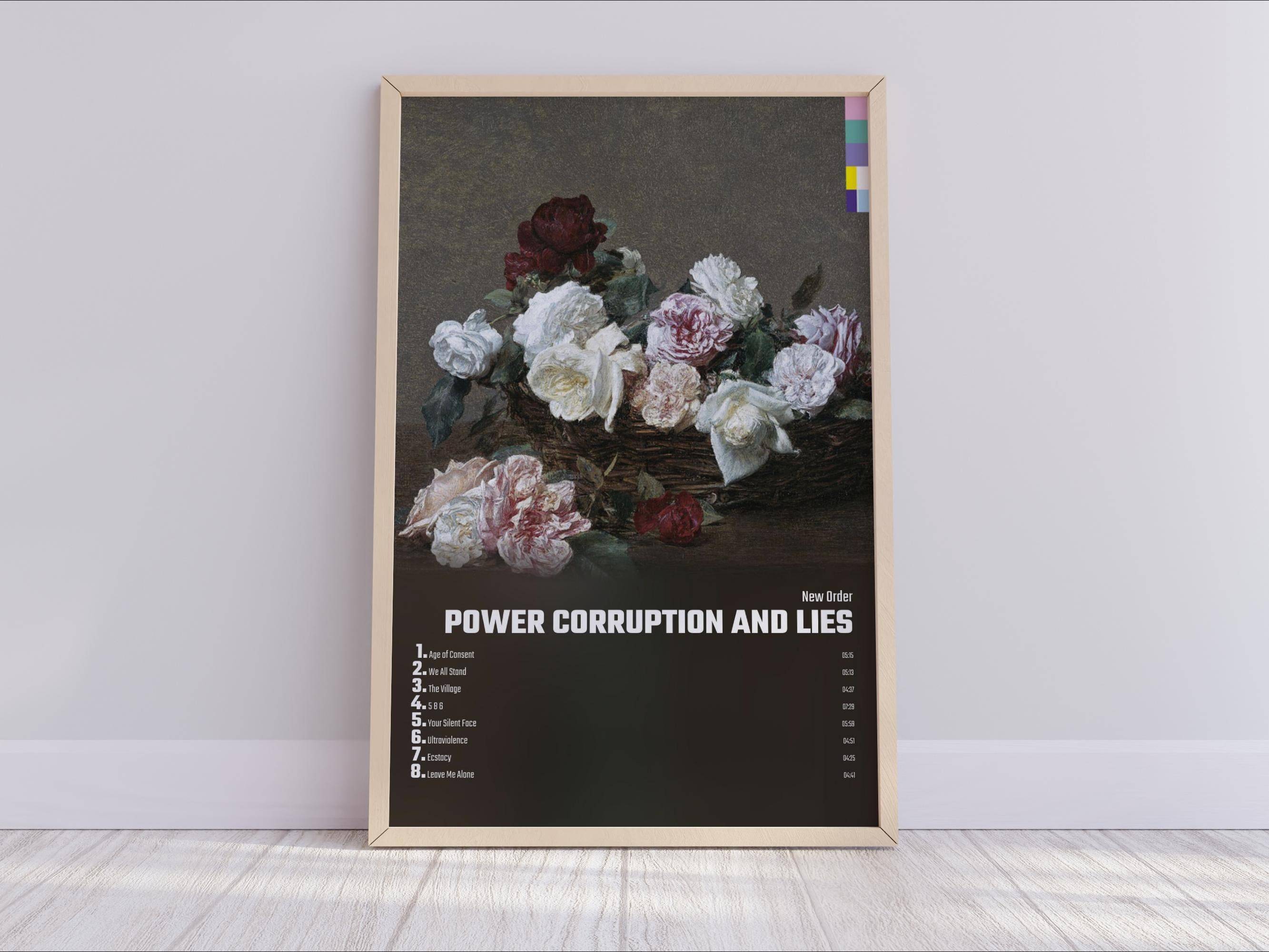New Order - Power Corruption And Lies Album Cover Poster Meaningful Gift For Family Gift For Boyfriend Valentine Gift Birthday Gift Holiday Gift