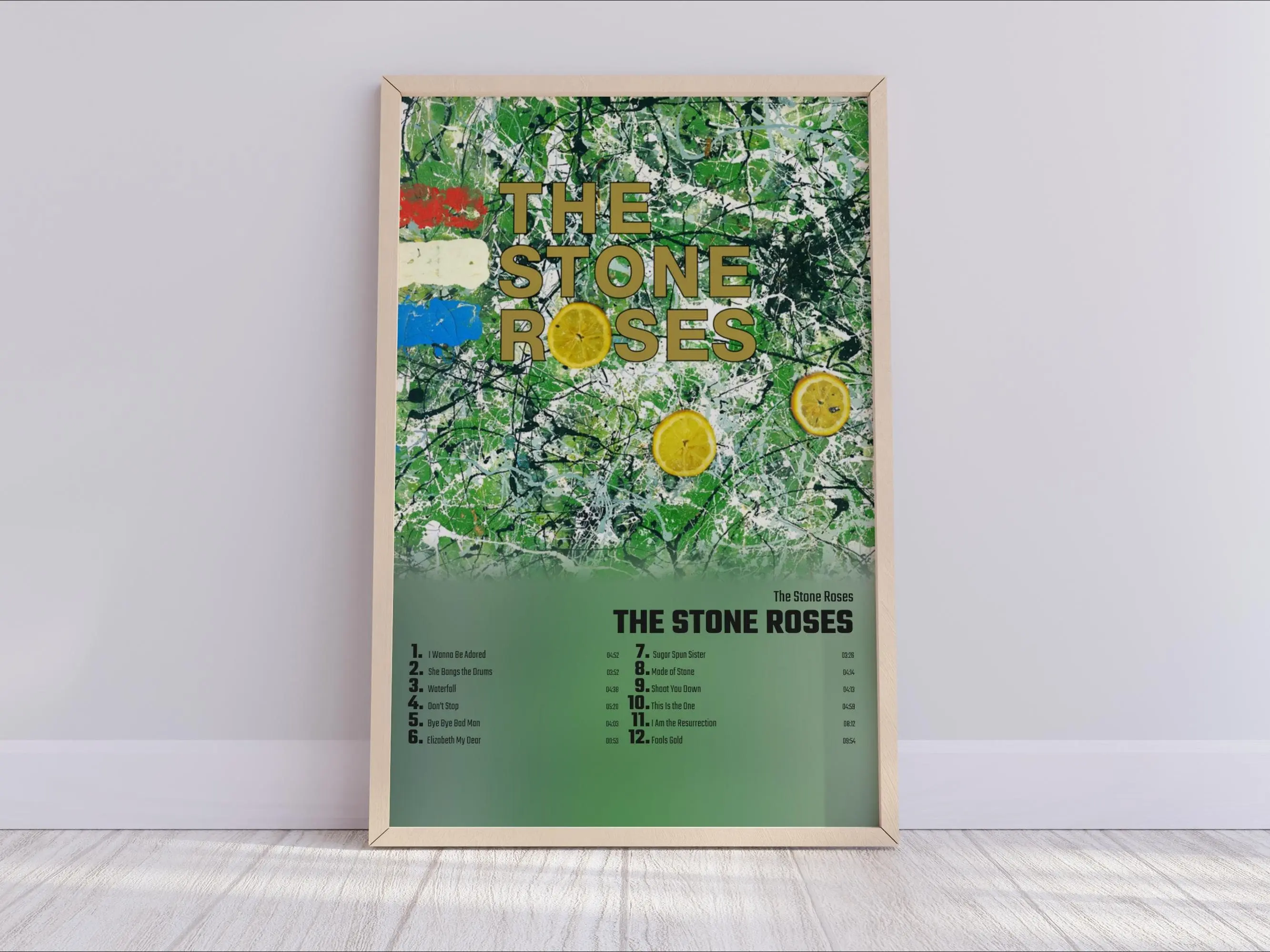 The Stone Roses - The Stone Roses Album Cover Poster Meaningful Gift For Family Gift For Boyfriend Valentine Gift Birthday Gift Holiday Gift