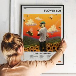 Tyler The Creator - Flower Boy - Retro Music Album Poster Meaningful Gift For Family Gift For Boyfriend Valentine Gift Birthday Gift Holiday Gift