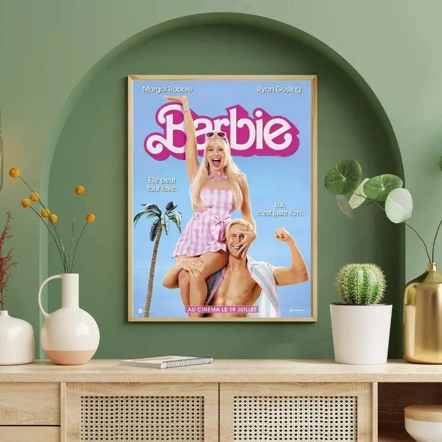 French Barbie Poster, Barbie 2023 Movie Poster, Funny French Poster Meaningful Gift For Family Gift For Boyfriend Valentine Gift Birthday Gift Holiday Gift