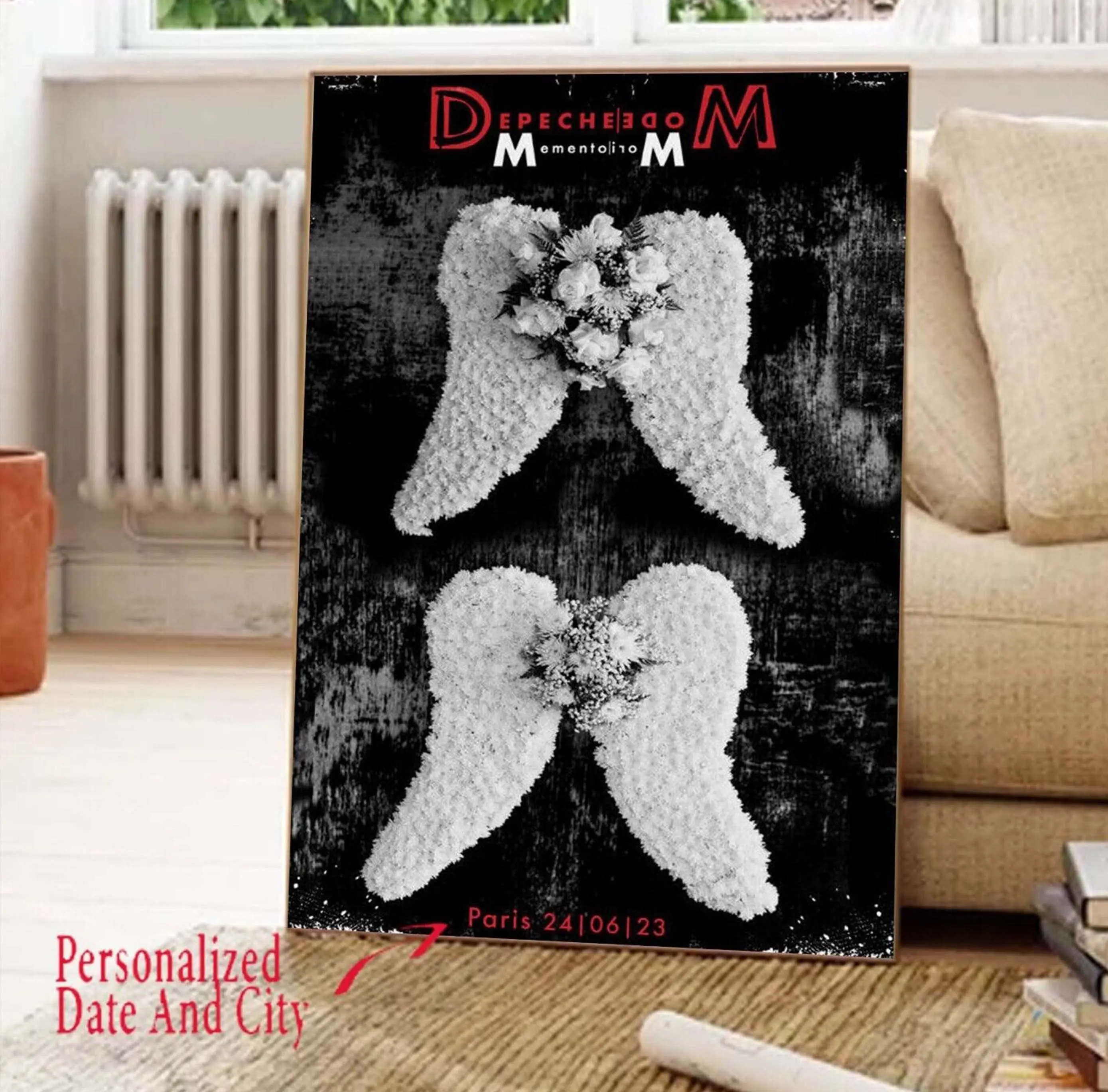 Custom Depeche Mode - Memento Mori Tour 2023 Poster Meaningful Gift For Family Gift For Boyfriend Valentine Gift Birthday Gift Holiday Gift