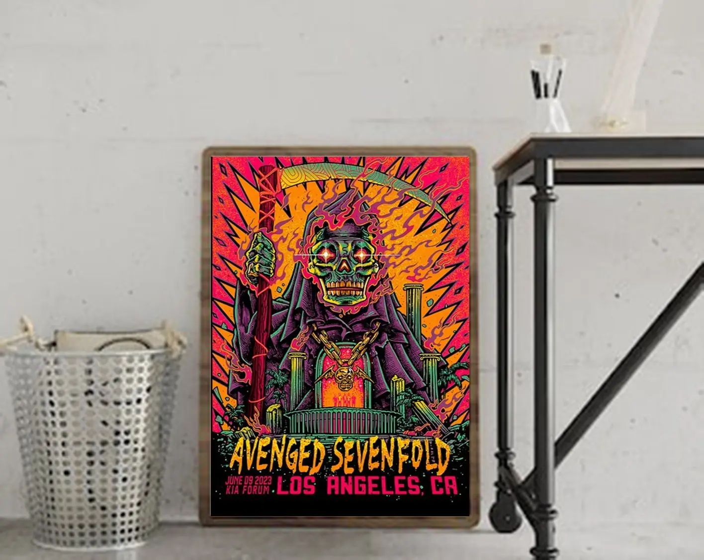 Avenged Sevenfold Los Angeles Kia Forum June 9 2023 Poster Meaningful Gift For Family Gift For Boyfriend Valentine Gift Birthday Gift Holiday Gift