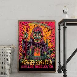 Avenged Sevenfold Los Angeles Kia Forum June 9 2023 Poster Meaningful Gift For Family Gift For Boyfriend Valentine Gift Birthday Gift Holiday Gift