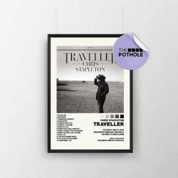 Chris Stapleton Posters / Traveller Poster / Album Cover Poster Meaningful Gift For Family Gift For Boyfriend Valentine Gift Birthday Gift Holiday Gift