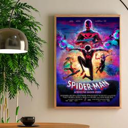 Spider Man Across the Spider-Verse Movie Poster Meaningful Gift For Family Gift For Boyfriend Valentine Gift Birthday Gift Holiday Gift