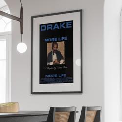 Drake - More Life Album Poster Meaningful Gift For Family Gift For Boyfriend Valentine Gift Birthday Gift Holiday Gift