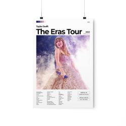 Personalized Taylor The Eras Tour Denver Poster Meaningful Gift For Family Gift For Boyfriend Valentine Gift Birthday Gift Holiday Gift