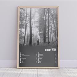Taylor - folklore | Album Cover Poster Meaningful Gift For Family Gift For Boyfriend Valentine Gift Birthday Gift Holiday Gift