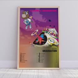 Kanye West - Graduation | Album Cover Poster For Home Wall Art Meaningful Gift For Family Gift For Boyfriend Valentine Gift Birthday Gift Holiday Gift