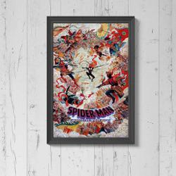 Spiderman Across The Spider-Verse Movie Poster Meaningful Gift For Family Gift For Boyfriend Valentine Gift Birthday Gift Holiday Gift