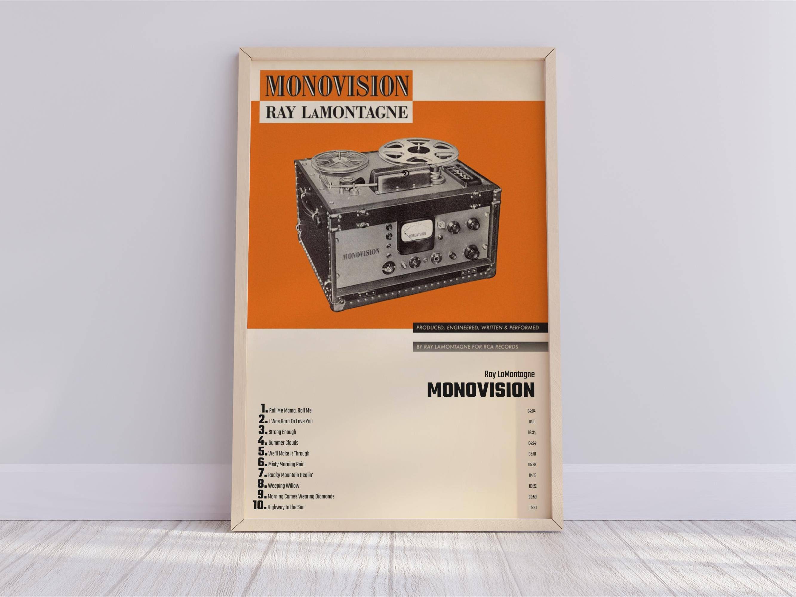 Ray LaMontagne - Monovision Album Cover Poster Meaningful Gift For Family Gift For Boyfriend Valentine Gift Birthday Gift Holiday Gift