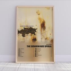 Nine Inch Nails - The Downward Spiral Album Cover Poster Meaningful Gift For Family Gift For Boyfriend Valentine Gift Birthday Gift Holiday Gift