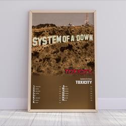 SYSTEM OF DOWN - Toxicity Album Cover Poster Meaningful Gift For Family Gift For Boyfriend Valentine Gift Birthday Gift Holiday Gift
