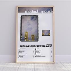 Modest Mouse - The Lonesome Crowded West  Album Cover Poster Meaningful Gift For Family Gift For Boyfriend Valentine Gift Birthday Gift Holiday Gift