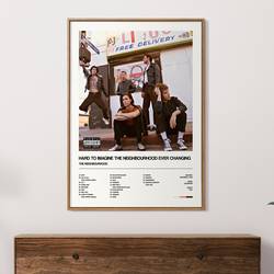 Hard To Imagine The Neighbourhood Ever Changing Album Poster Meaningful Gift For Family Gift For Boyfriend Valentine Gift Birthday Gift Holiday Gift