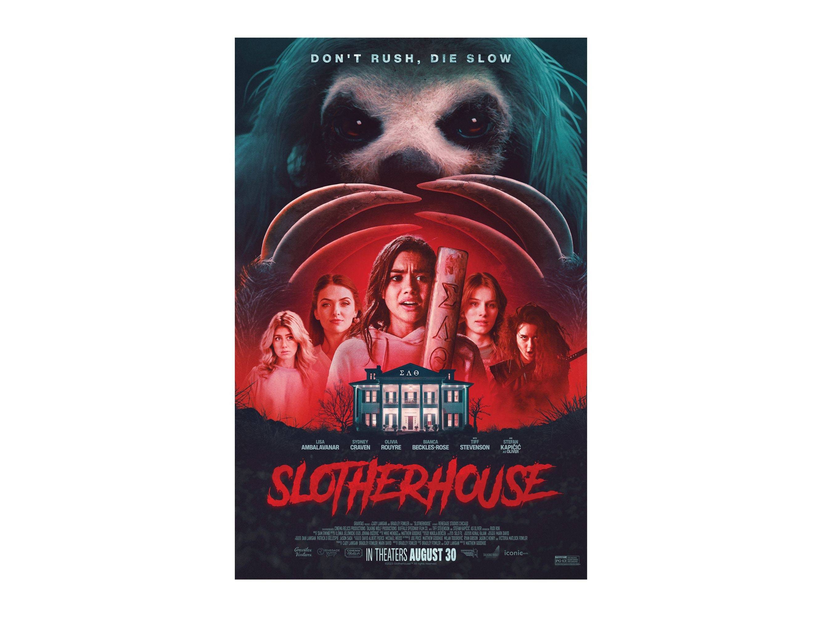 Slotherhouse (2023) - Movie Poster Meaningful Gift For Family Gift For Boyfriend Valentine Gift Birthday Gift Holiday Gift