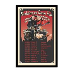 Samantha Fish 2023 Shake 'Em On Down Tour Poster Meaningful Gift For Family Gift For Boyfriend Valentine Gift Birthday Gift Holiday Gift