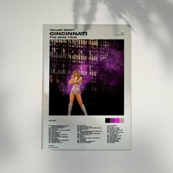 Taylor Cincinnati Poster, The Eras Tour Poster Meaningful Gift For Family Gift For Boyfriend Valentine Gift Birthday Gift Holiday Gift