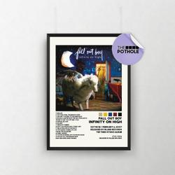 Fall Out Boy Posters / Infinity on High Poster / Fall Out Boy, Album Cover Poster Meaningful Gift For Family Gift For Boyfriend Valentine Gift Birthday Gift Holiday Gift