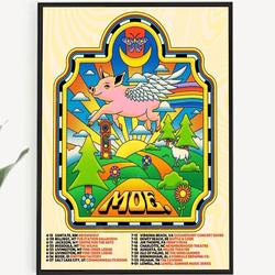 Moe. 17-date Summer 2023 Tour Poster Meaningful Gift For Family Gift For Boyfriend Valentine Gift Birthday Gift Holiday Gift