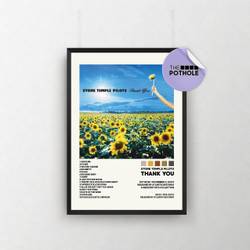 Stone Temple Pilots Posters, Thank you Poster, Stone Temple Pilots, Album Cover Poster Meaningful Gift For Family Gift For Boyfriend Valentine Gift Birthday Gift Holiday Gift