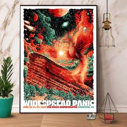 Posters - Widespread Panic 2023 Red Rocks Amphitheatre Morrison Poster Meaningful Gift For Family Gift For Boyfriend Valentine Gift Birthday Gift Holiday Gift