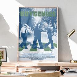 Retro Boygenius 2023 Tour Poster, The Record Album Poster Meaningful Gift For Family Gift For Boyfriend Valentine Gift Birthday Gift Holiday Gift