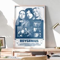 Boygenius 2023 Poster Print Art, The Record Album Poster Meaningful Gift For Family Gift For Boyfriend Valentine Gift Birthday Gift Holiday Gift