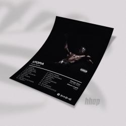 Travis - Utopia - Hip Hop Album Cover - Travis Poster Meaningful Gift For Family Gift For Boyfriend Valentine Gift Birthday Gift Holiday Gift