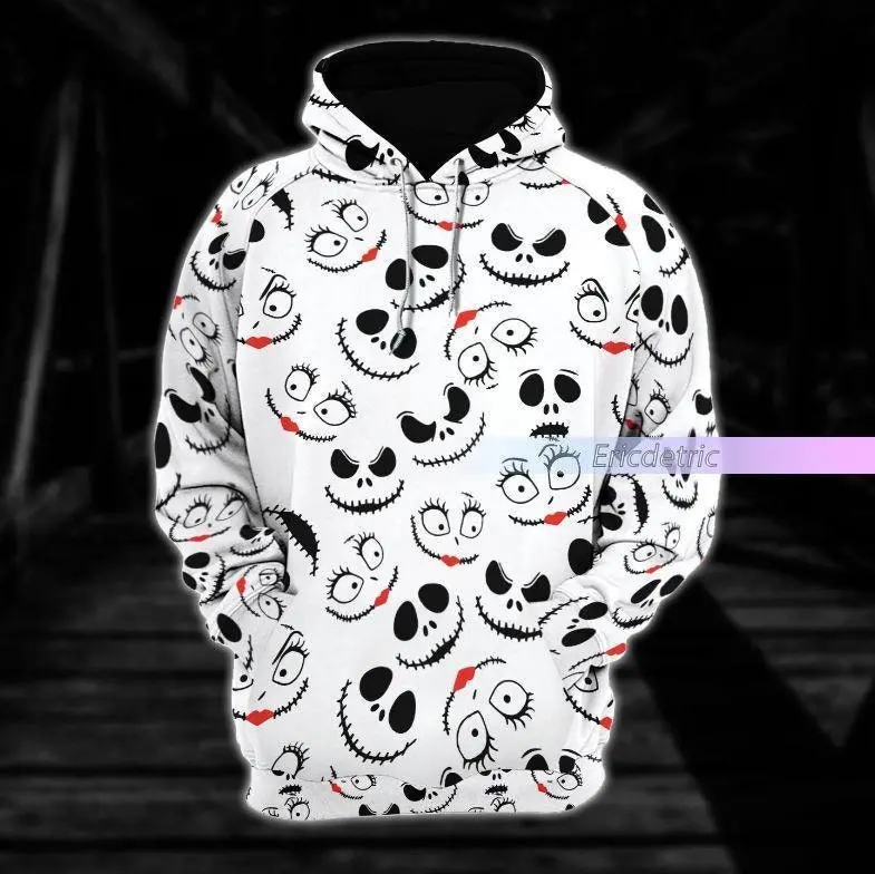 Jack Skellington Hoodie, Jack Skellington, Nightmare Before Christmas 3D Hoodie