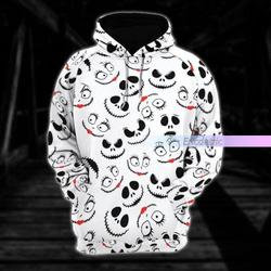 Jack Skellington Hoodie, Jack Skellington, Nightmare Before Christmas 3D Hoodie