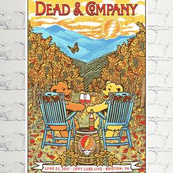 Dead & Company the Gorge July 7, 22 Tour 2017 Poster Meaningful Gift For Family Gift For Boyfriend Valentine Gift Birthday Gift Holiday Gift