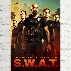 S.W.A.T. Season 1 Movie Poster Meaningful Gift For Family Gift For Boyfriend Valentine Gift Birthday Gift Holiday Gift