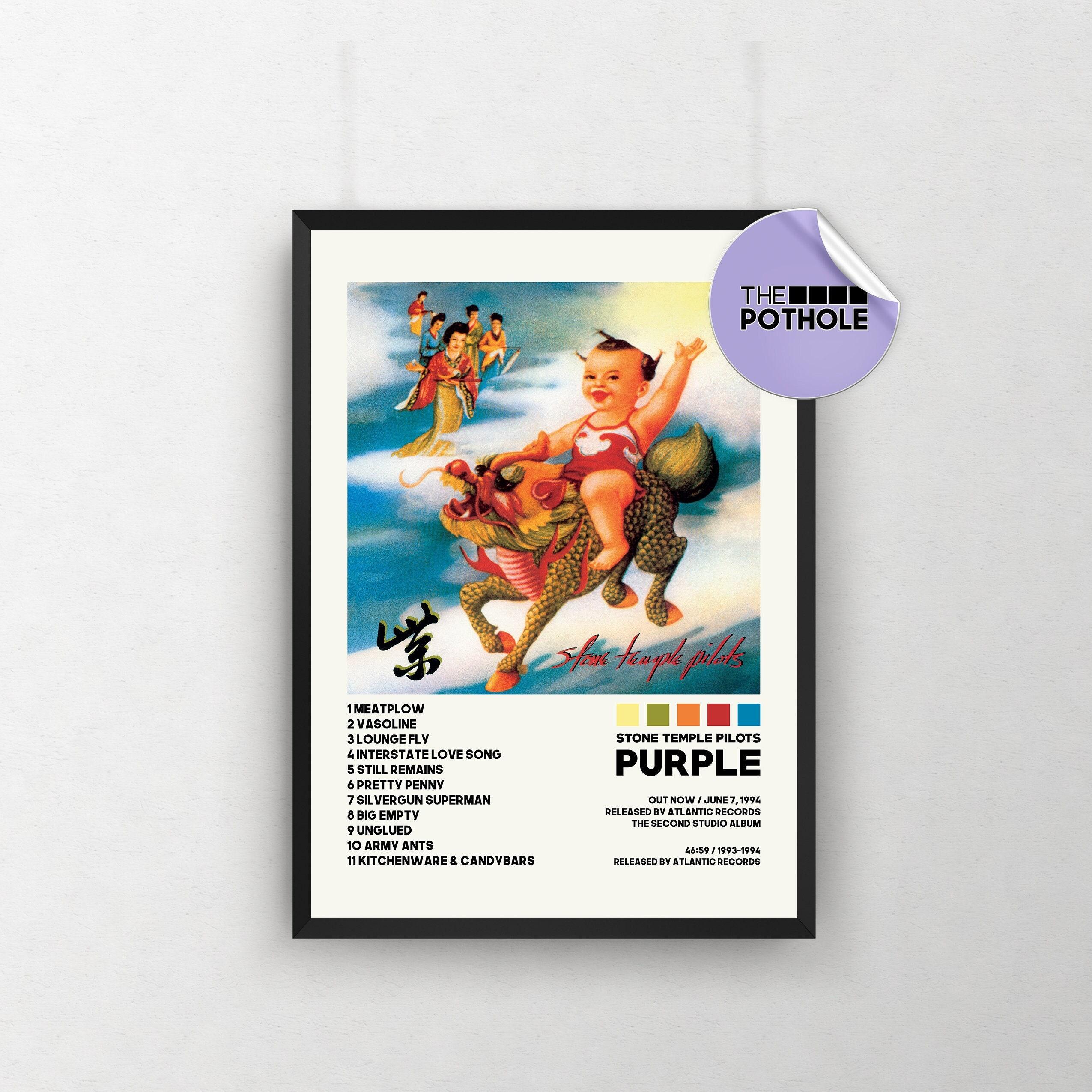 Stone Temple Pilots Posters, Purple Poster, Stone Temple Pilots Meaningful Gift For Family Gift For Boyfriend Valentine Gift Birthday Gift Holiday Gift