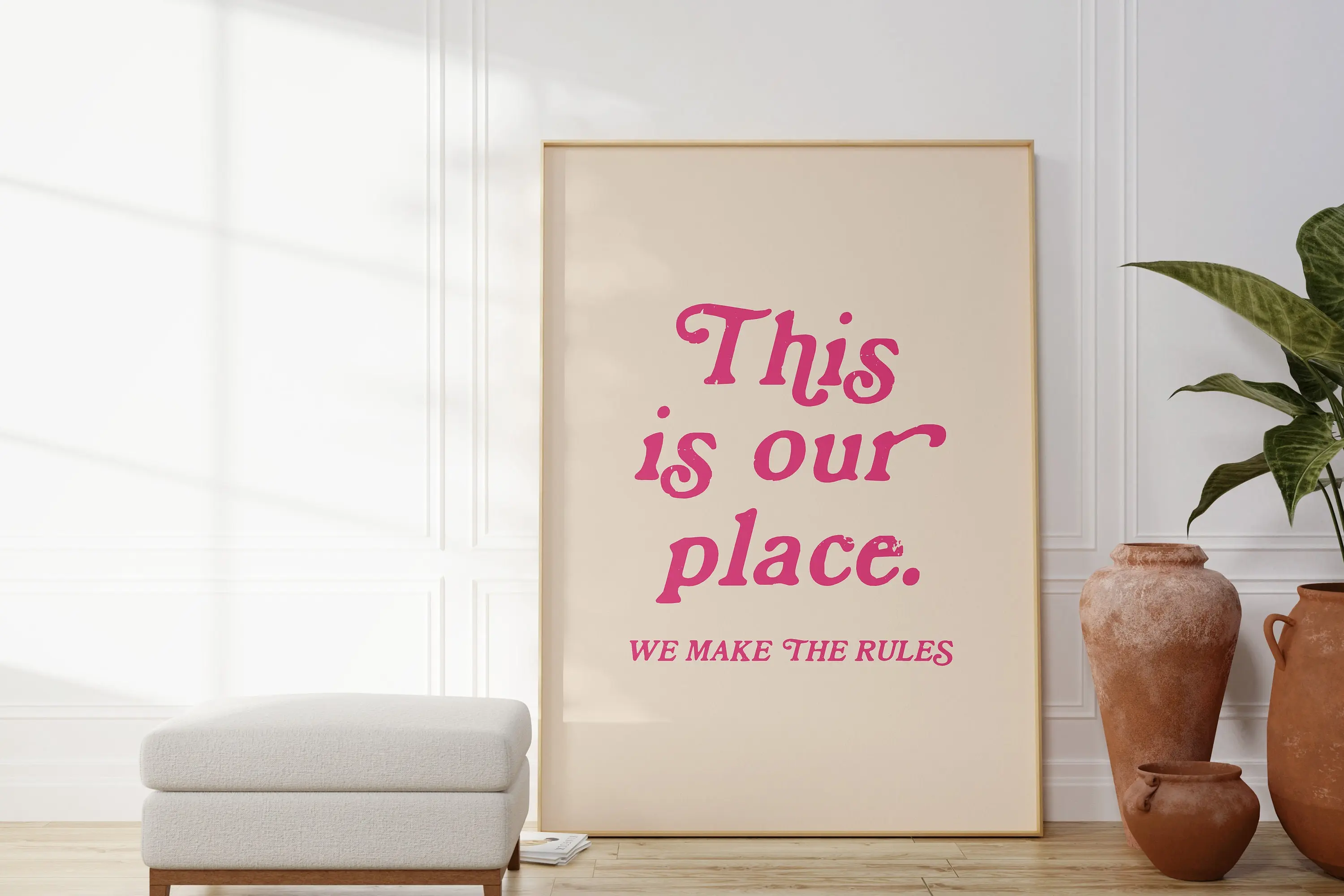 This is Our Place Poster, We Make The Rules Song Prints, Taylor Meaningful Gift For Family Gift For Boyfriend Valentine Gift Birthday Gift Holiday Gift