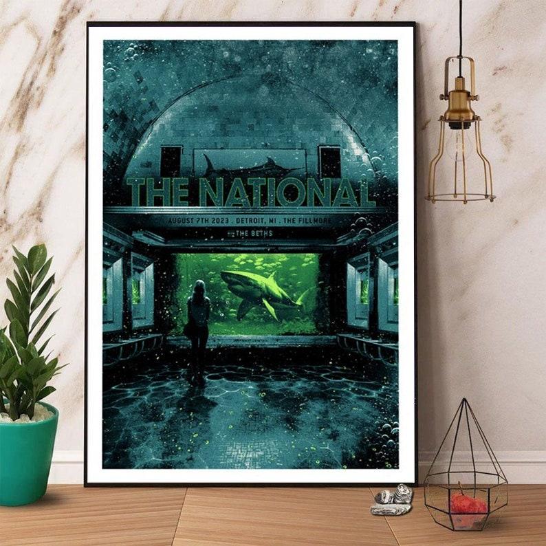The National The Fillmore Detroit, MI August 07 2023 Poster Meaningful Gift For Family Gift For Boyfriend Valentine Gift Birthday Gift Holiday Gift