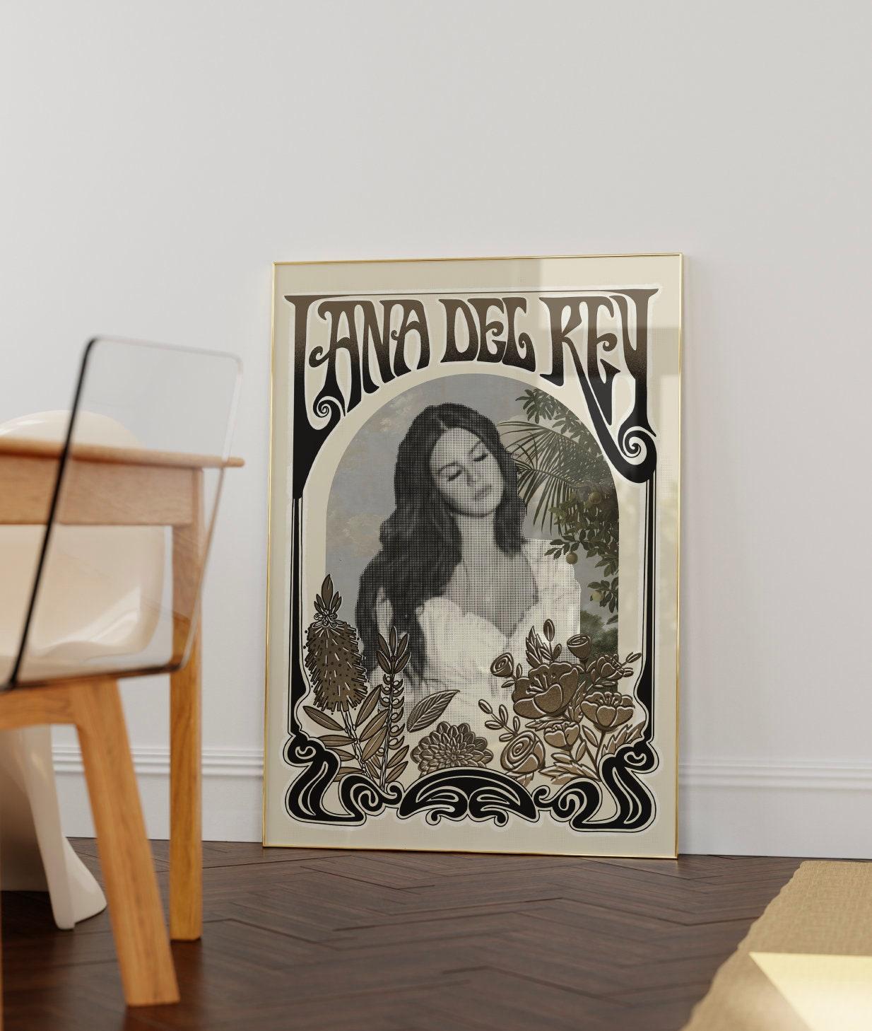 Lana Del Rey Poster Meaningful Gift For Family Gift For Boyfriend Valentine Gift Birthday Gift Holiday Gift