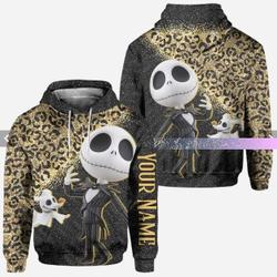 Jack Skellington Hoodie, Jack Skellington, Nightmare Before Christmas Hoodie