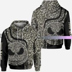 Personalized Jack Skellington Hoodie, Jack Skellington Hoodie
