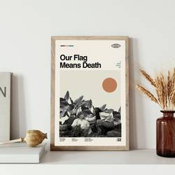 Our Flag Means Death Poster, David Jenkins Movie Poster Meaningful Gift For Family Gift For Boyfriend Valentine Gift Birthday Gift Holiday Gift