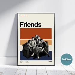 Friends Poster, Friends Movie Poster, Retro Music Poster Meaningful Gift For Family Gift For Boyfriend Valentine Gift Birthday Gift Holiday Gift
