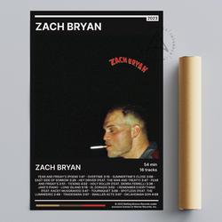 Zach Bryan Poster Zach Bryan Poste Meaningful Gift For Family Gift For Boyfriend Valentine Gift Birthday Gift Holiday Gift