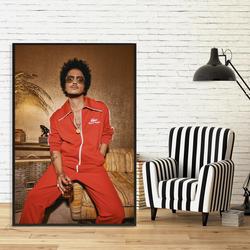 Bruno Mars Poster W2023 Minimalist Movie Poster Meaningful Gift For Family Gift For Boyfriend Valentine Gift Birthday Gift Holiday Gift