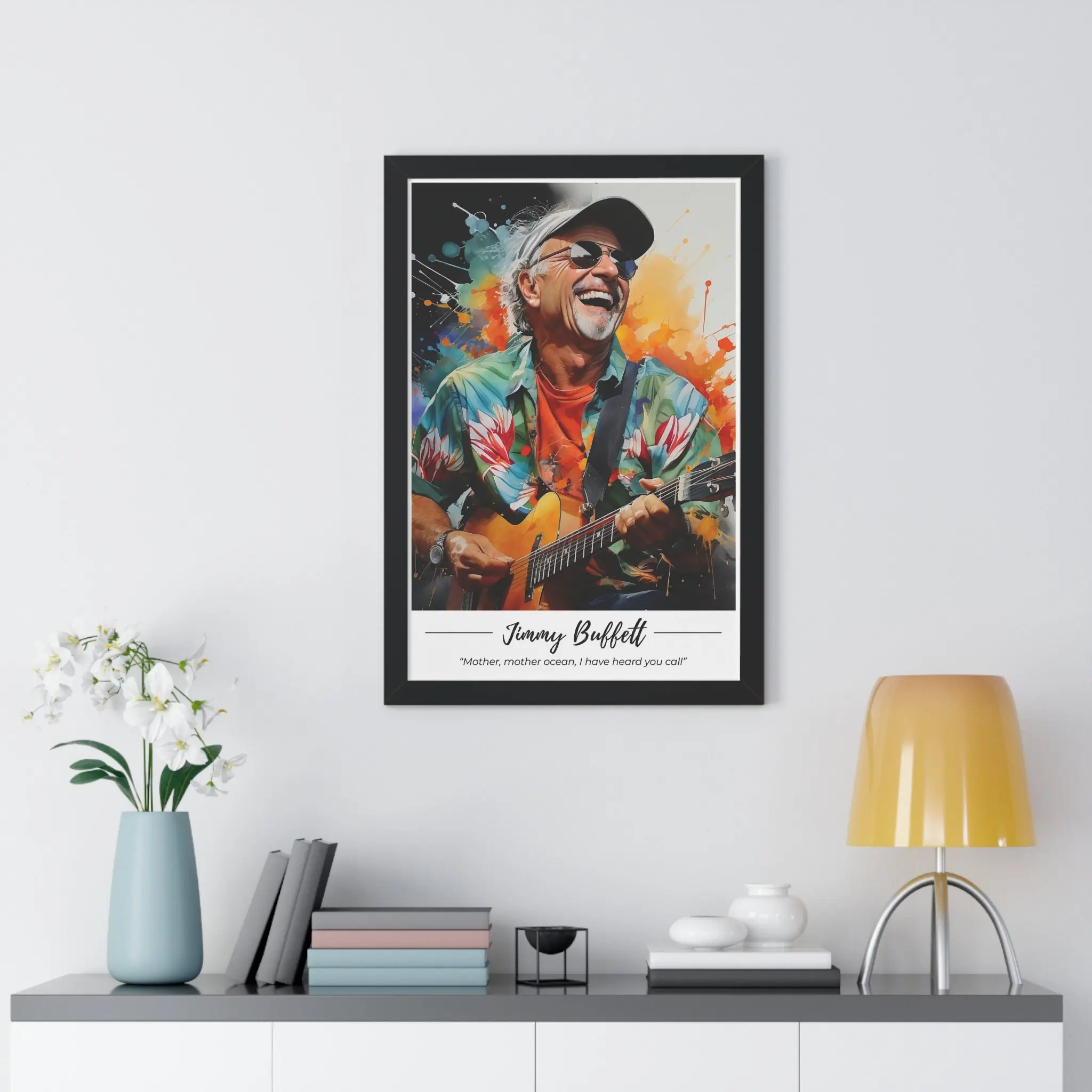 Jimmy Buffett Wall Print | Memorial Poster | Parrotheads | RIP Jimmy Buffett Meaningful Gift For Family Gift For Boyfriend Valentine Gift Birthday Gift Holiday Gift
