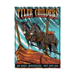 Tyler Childers Red Rocks Morrison Colorado Concert Tour Poster 2021 Meaningful Gift For Family Gift For Boyfriend Valentine Gift Birthday Gift Holiday Gift
