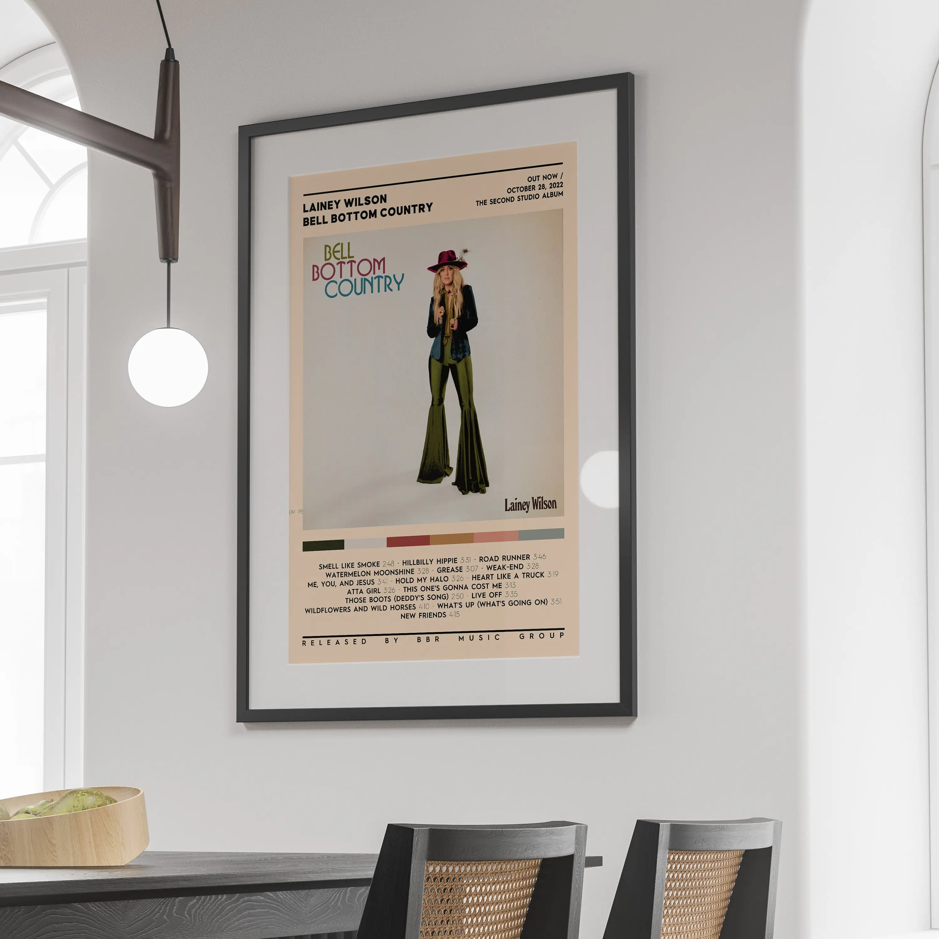 Lainey Wilson - Bell Bottom Country Album Poster Meaningful Gift For Family Gift For Boyfriend Valentine Gift Birthday Gift Holiday Gift