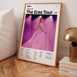 Foxborough MA Night 1  Taylor The Eras Tour Setlist Poster Meaningful Gift For Family Gift For Boyfriend Valentine Gift Birthday Gift Holiday Gift