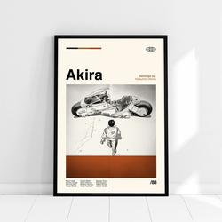 Akira Poster - Akira Movie - Movie Poster Meaningful Gift For Family Gift For Boyfriend Valentine Gift Birthday Gift Holiday Gift